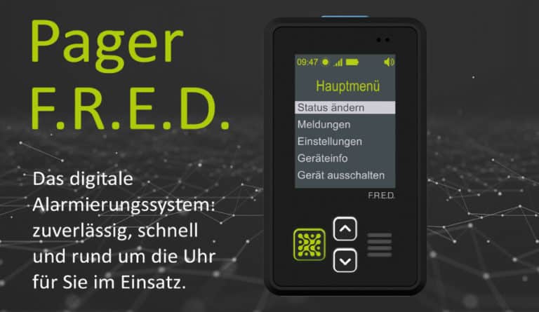 Illustration of the pager FRED