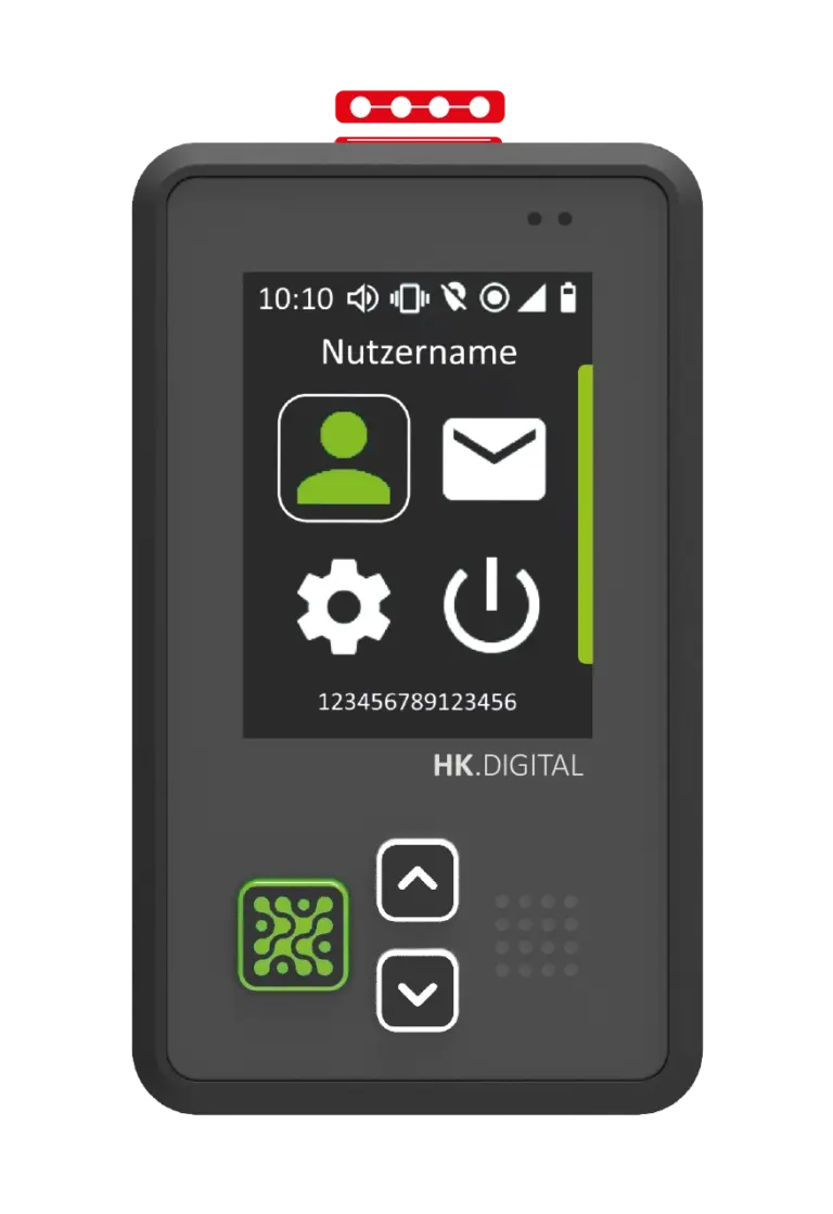 Pager-Freddy 5 Vorderseite des Pagers